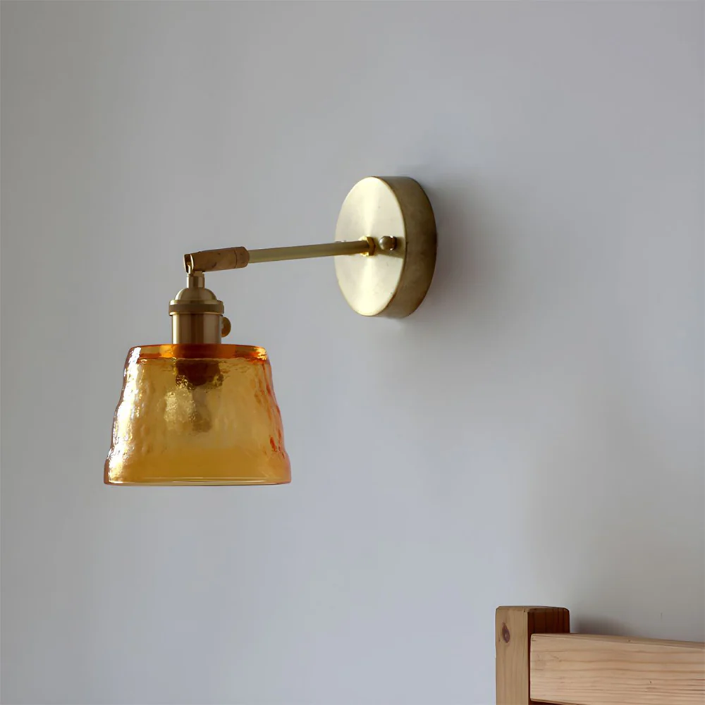 1-Bulb Adjustable Glass Wall Sconce - Image 14