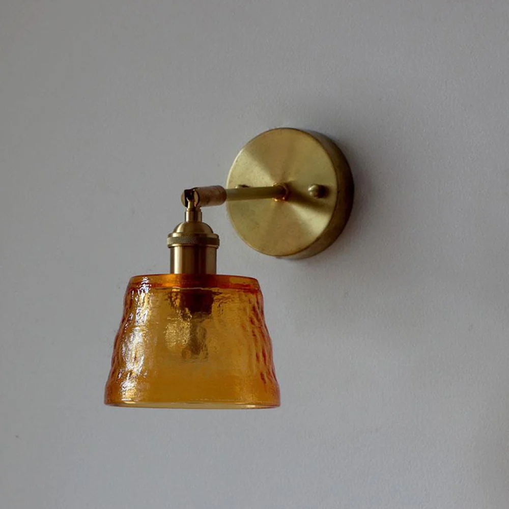 1-Bulb Adjustable Glass Wall Sconce - Image 15