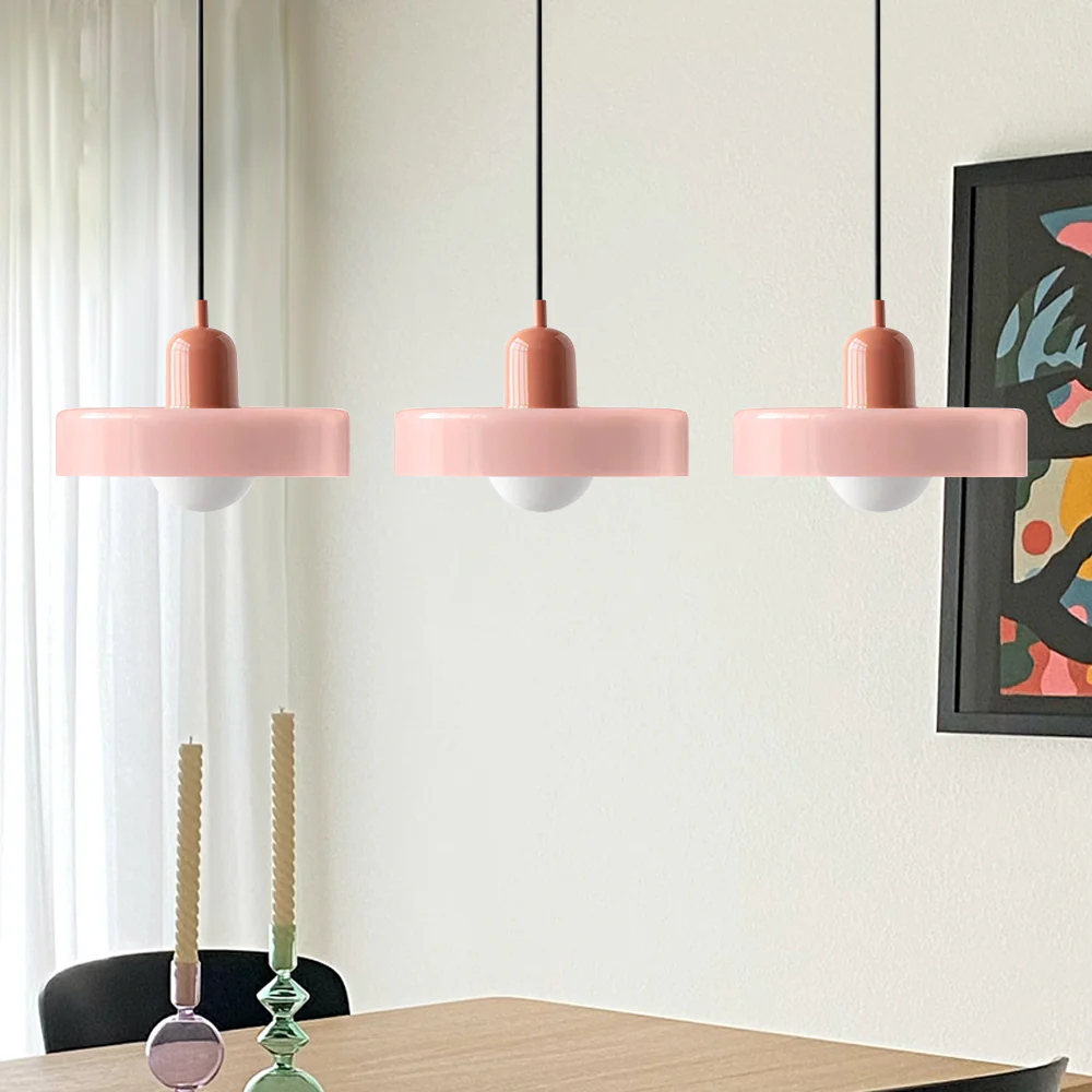3 Heads Modern Art Decor Simple Glass Pendant Light - Image 32