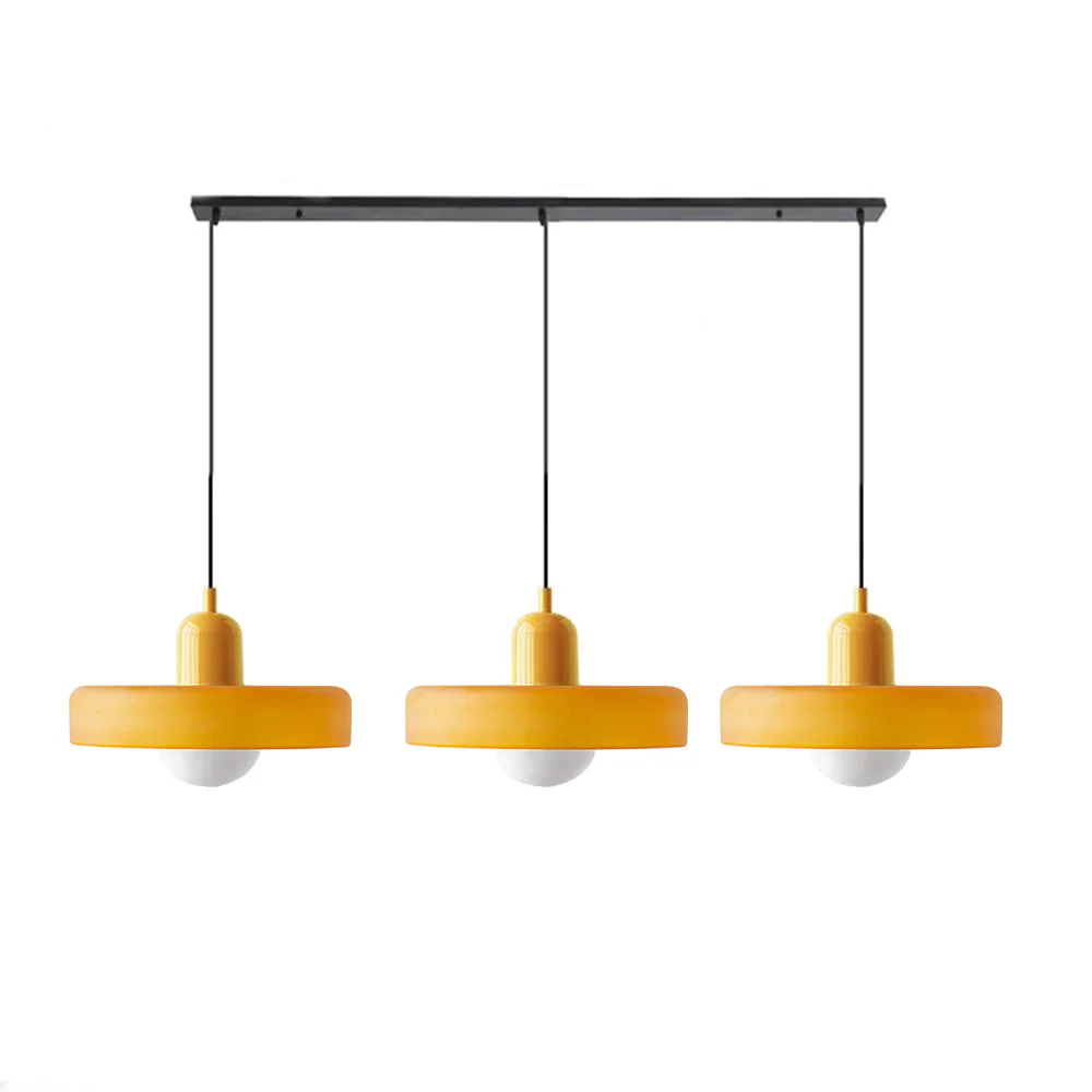3 Heads Modern Art Decor Simple Glass Pendant Light - Image 64