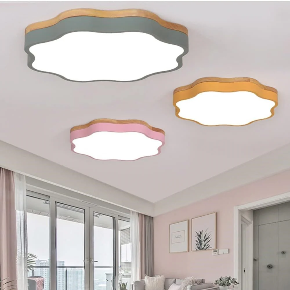 Acrylic Flowers Kid LED Ceiling Light For Bedroom - Image 13