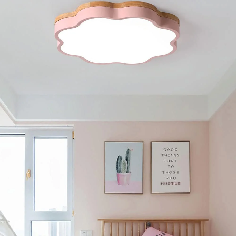 Acrylic Flowers Kid LED Ceiling Light For Bedroom - Image 7