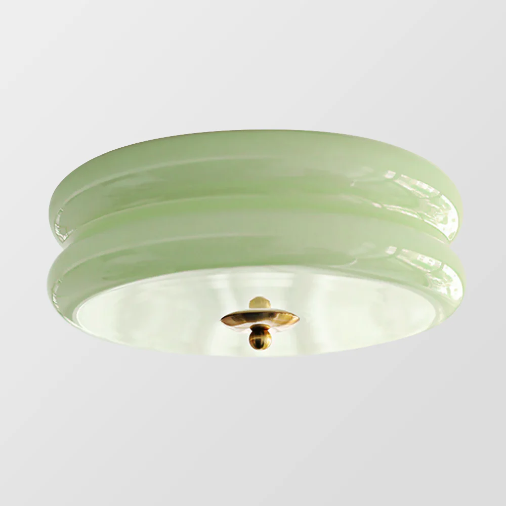 Art Deco Simple Cream Cake Ceiling Light - Image 12
