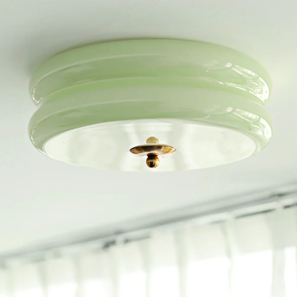Art Deco Simple Cream Cake Ceiling Light - Image 13
