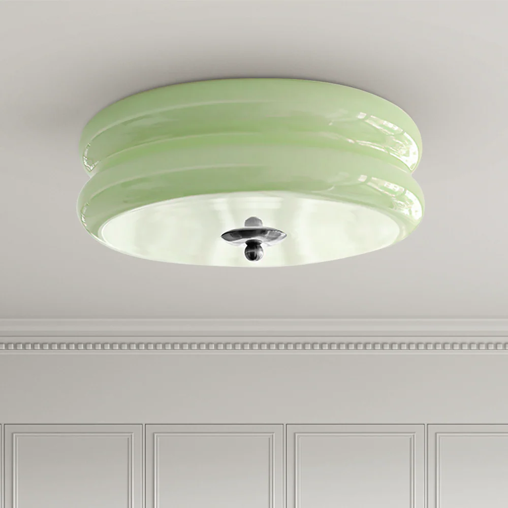 Art Deco Simple Cream Cake Ceiling Light - Image 16