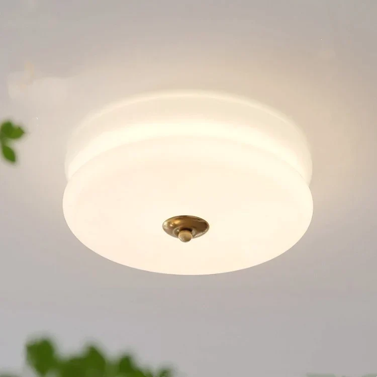 Art Deco Simple Cream Cake Ceiling Light - Image 19