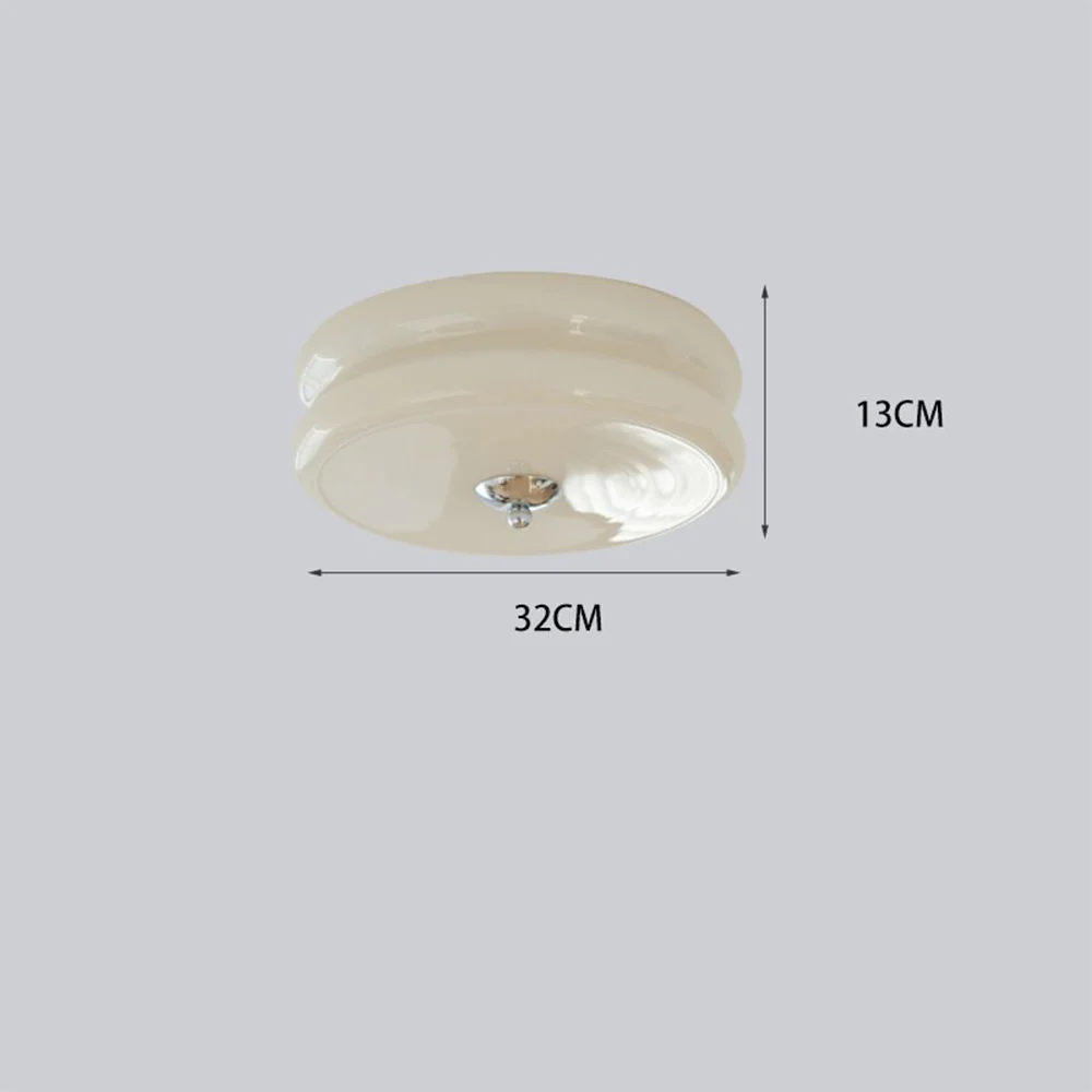 Art Deco Simple Cream Cake Ceiling Light - Image 26