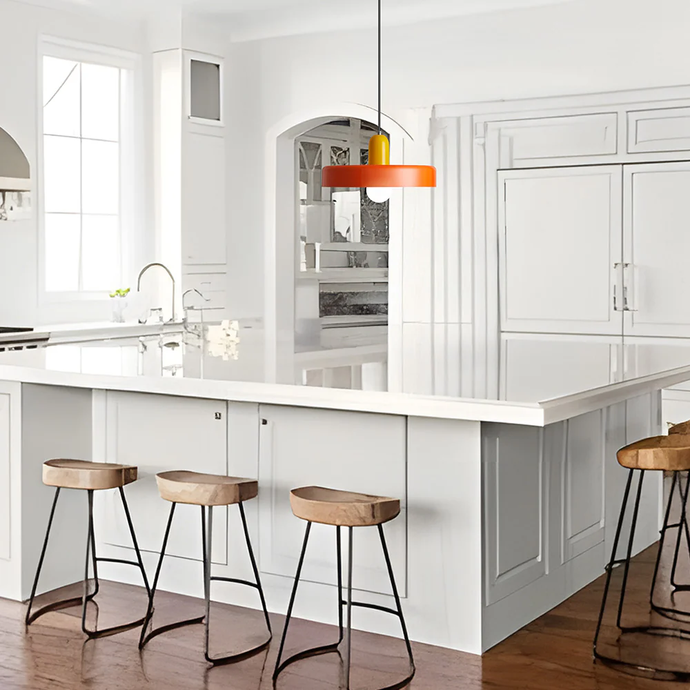 Bauhaus Modern Colorful Iron Pendant Light For Living Room - Image 25