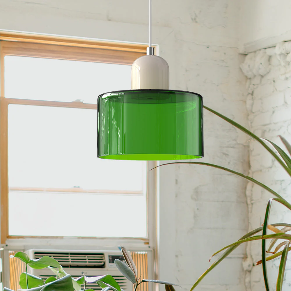 Bauhaus Small Glass Art Pendant Light For Kitchen Island - Image 65