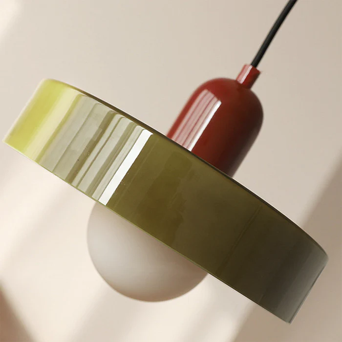 Bauhaus Modern Art Decor Colorful Glass Ceiling Pendant Light - Image 6