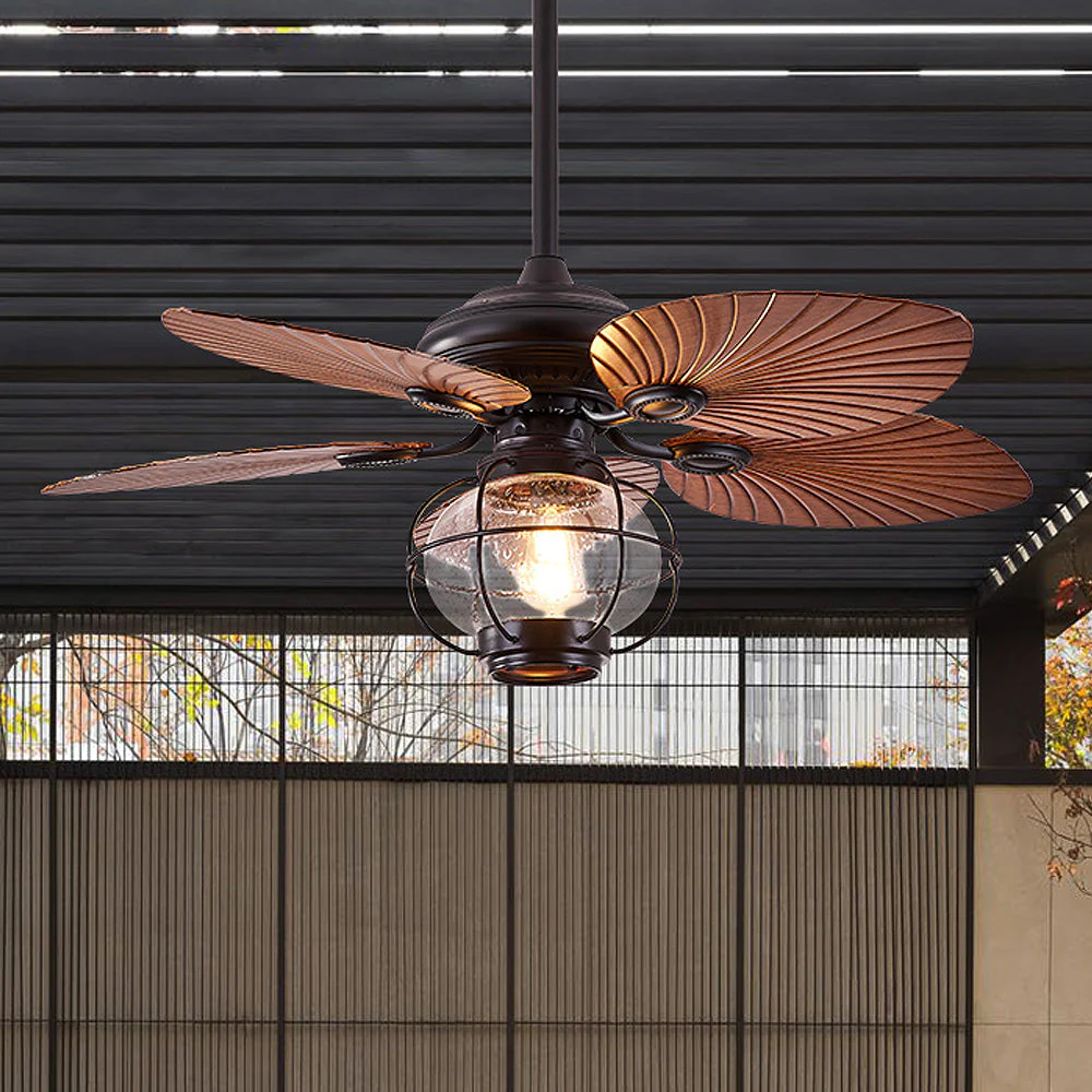 Black Creative Flying Ceiling Fans with Outdoor Lighting - Image 3