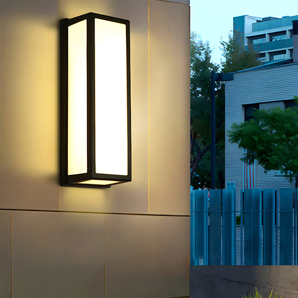 Black Hardware Waterproof LED Outdoor Wall Light - Image 2