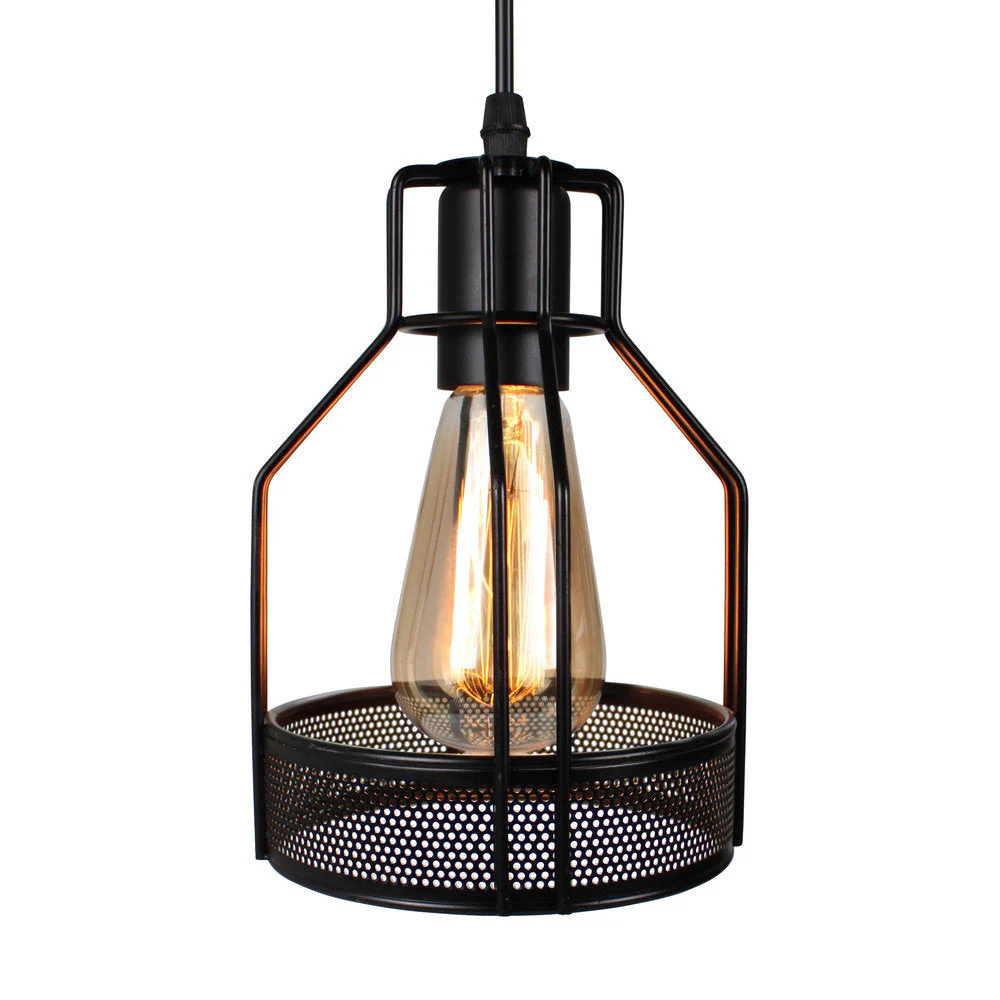 Black Iron  Multi-Bulbs Vintage Island Light For Dining Room - Image 10