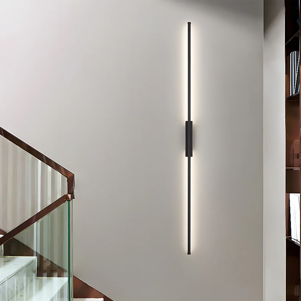 Black Long Strip LED Linear Wall Sconce for Living room Bedroom - Image 6
