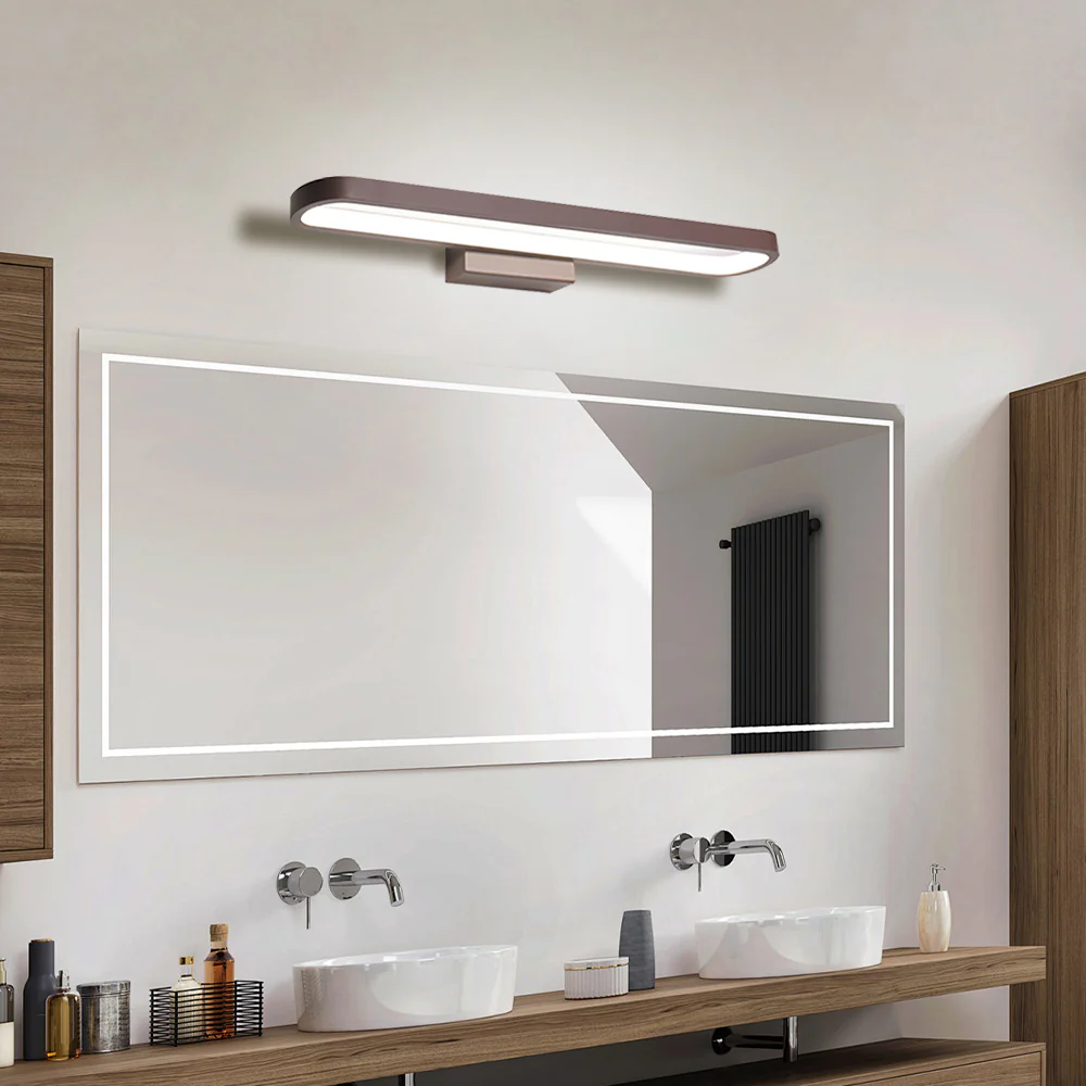Brown Aluminum Strip LED Wall Light - Image 2
