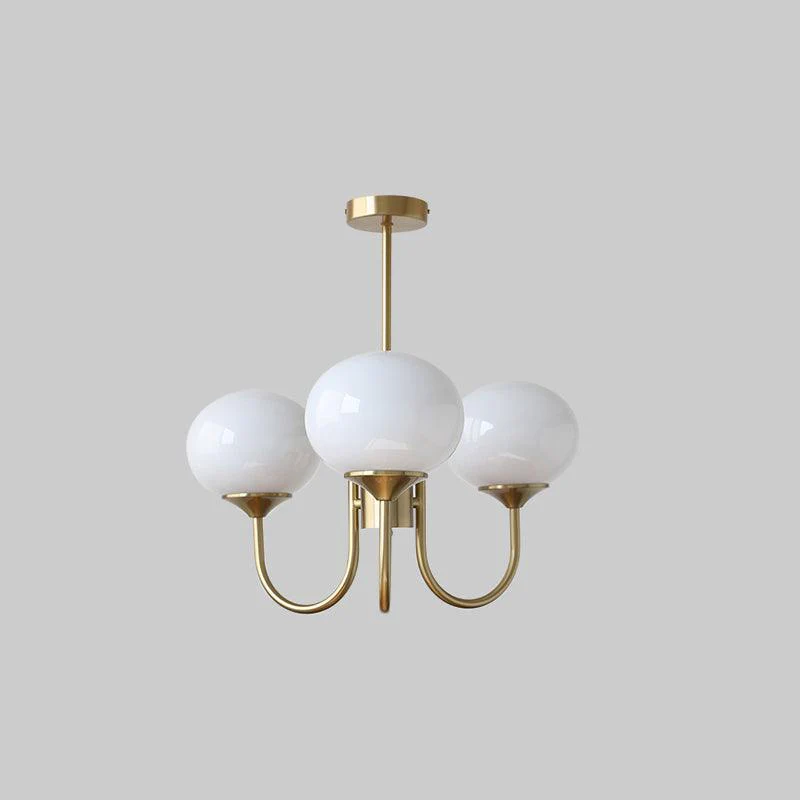Bubble Pink Glass Marshmallow Chandelier - Image 29