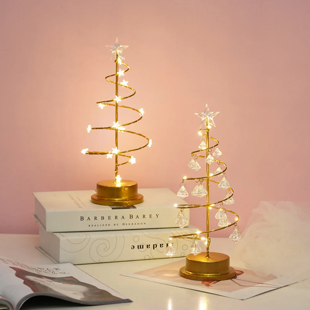 Chic Crystal Tree Lamp LED Christmas Lightings - Image 4