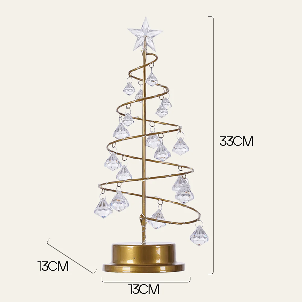 Chic Crystal Tree Lamp LED Christmas Lightings - Image 5