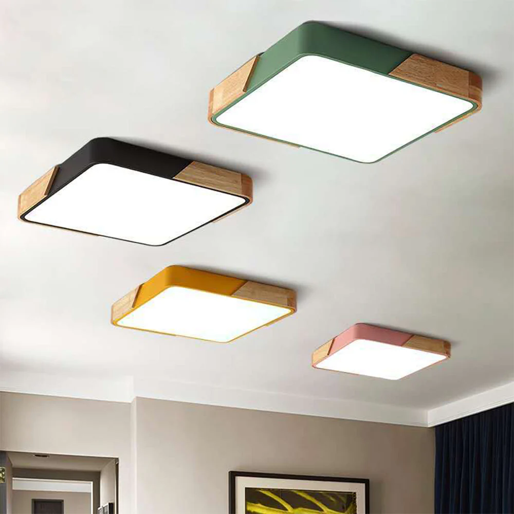 Colorful Square Simple Ceiling Lights - Image 13