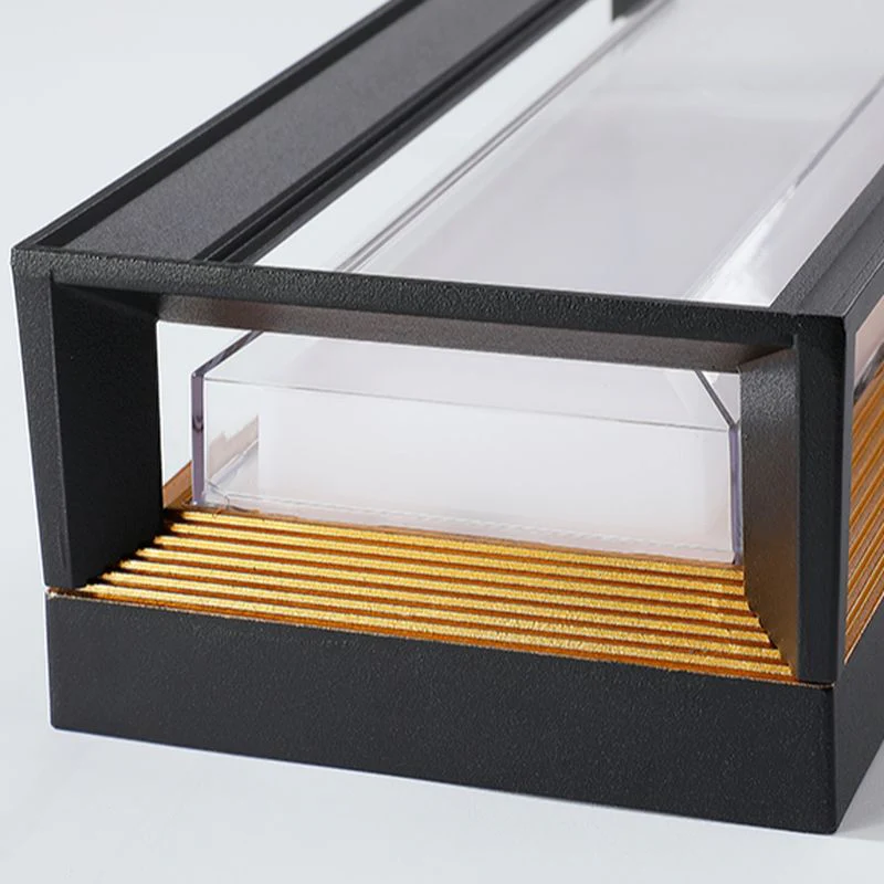 Contemporary black outdoor led wall lights - Image 7