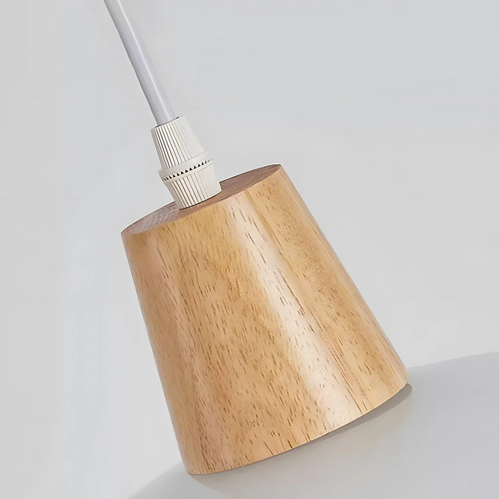 Contemporary Design White Glass Shade Bedroom Pendant Light - Image 9