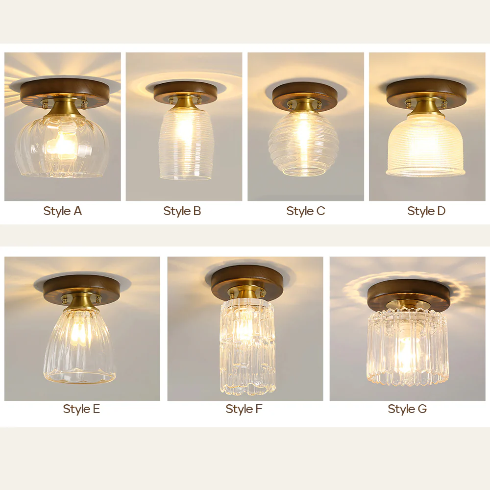 Contemporary Glass Ceiling Lights For Living Room - Image 7