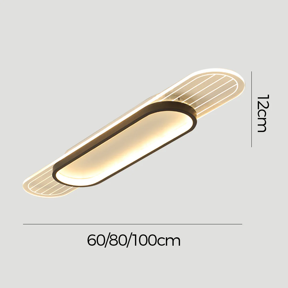 Contemporary Iron Living Room Flush Mount LED Ceiling Light - Image 16