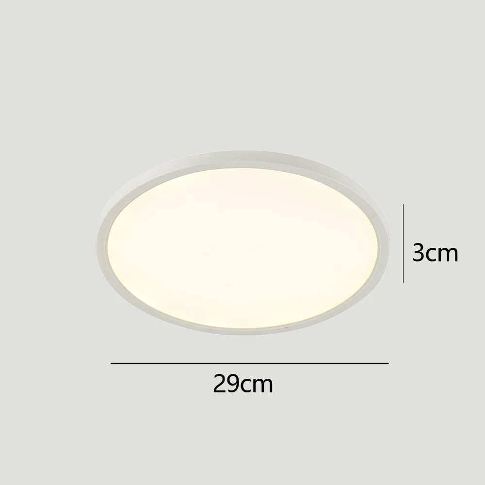 Contemporary Minimalist White LED Ceiling Light For Living Room - Image 6