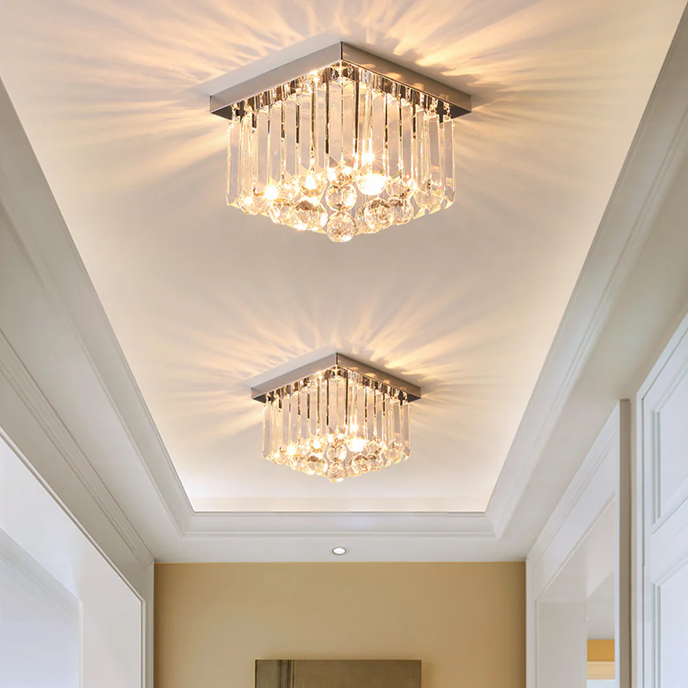 Contemporary Modern Crystal Ceiling Lights For Living Room - Image 8