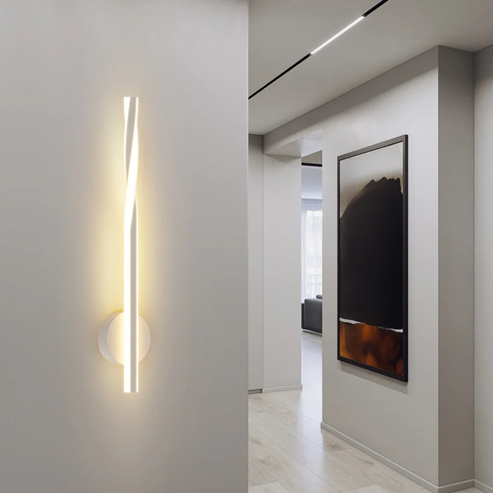 Contemporary Stylish LED Iron Wall Lights For Living Room - Image 17