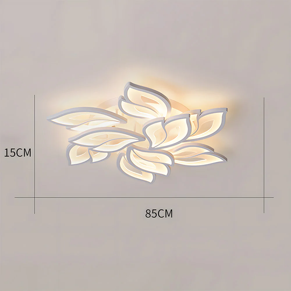 Creative Design Petals White Ceiling Light For Living Room - Image 20