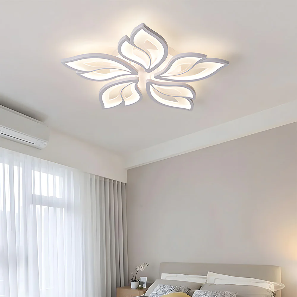 Creative Design Petals White Ceiling Light For Living Room - Image 8