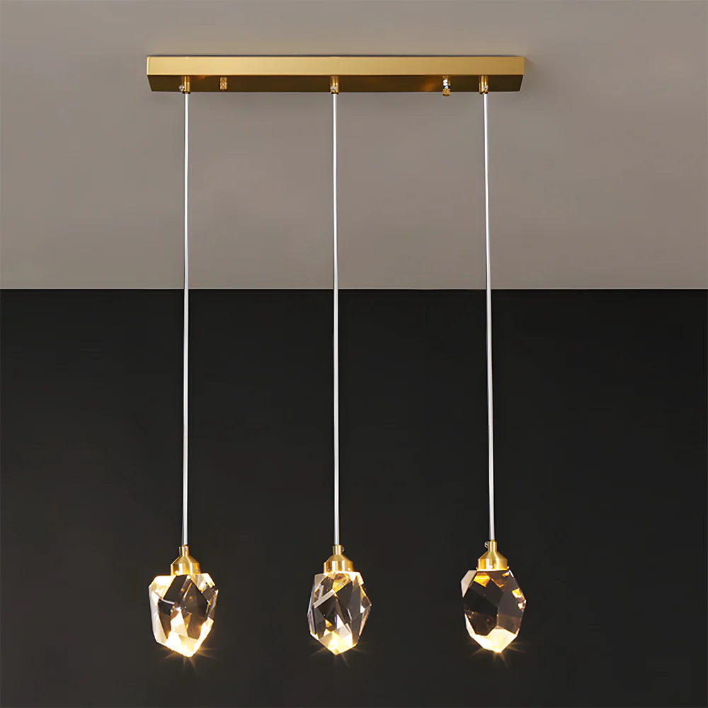 Creative Modern Crystal Gold Raindrop Chandelier - Image 5