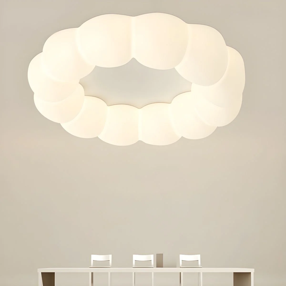 Creative White Cloud Ceiling Light - Image 3