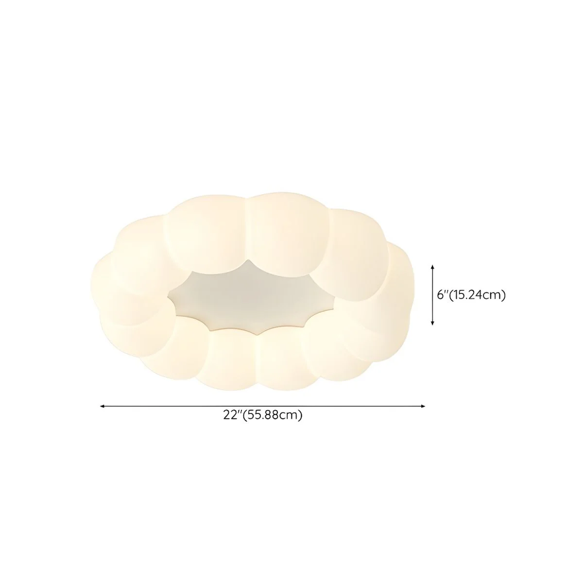 Creative White Cloud Ceiling Light - Image 7