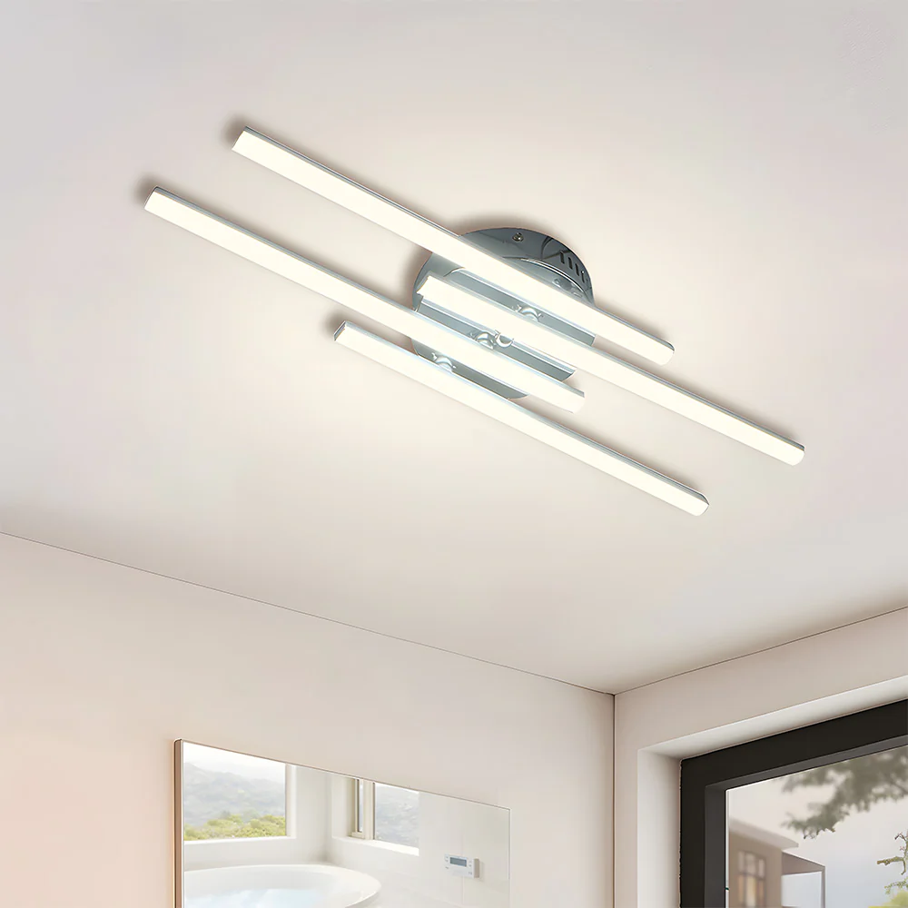 Creativity Design Parallel lines LED Bedroom Ceiling Light - Image 17