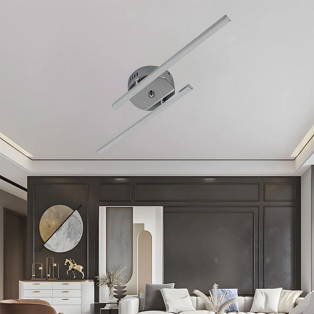 Creativity Design Parallel lines LED Bedroom Ceiling Light - Image 3