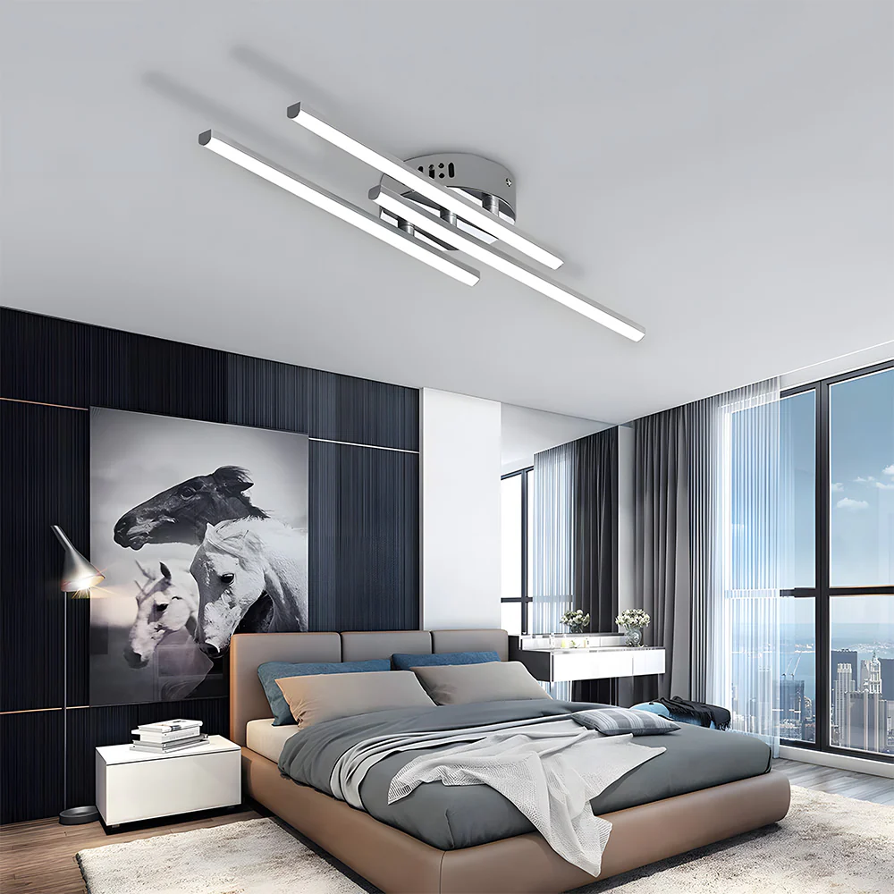 Creativity Design Parallel lines LED Bedroom Ceiling Light - Image 7