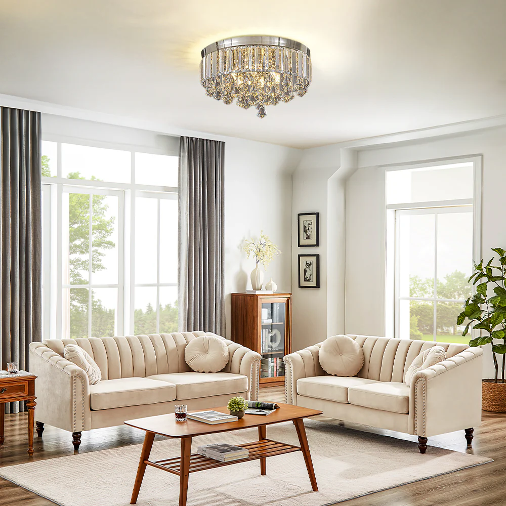 Crystal Ceiling Lights Fixture Living Room, Bedroom, Kitchen - Image 7