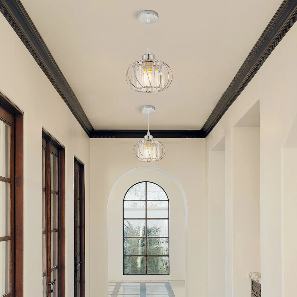 Crystal Light Fitting, Semi Flush Hallway Lights - Image 28