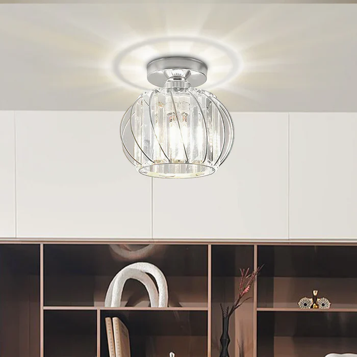 Crystal Light Fitting, Semi Flush Hallway Lights - Image 35