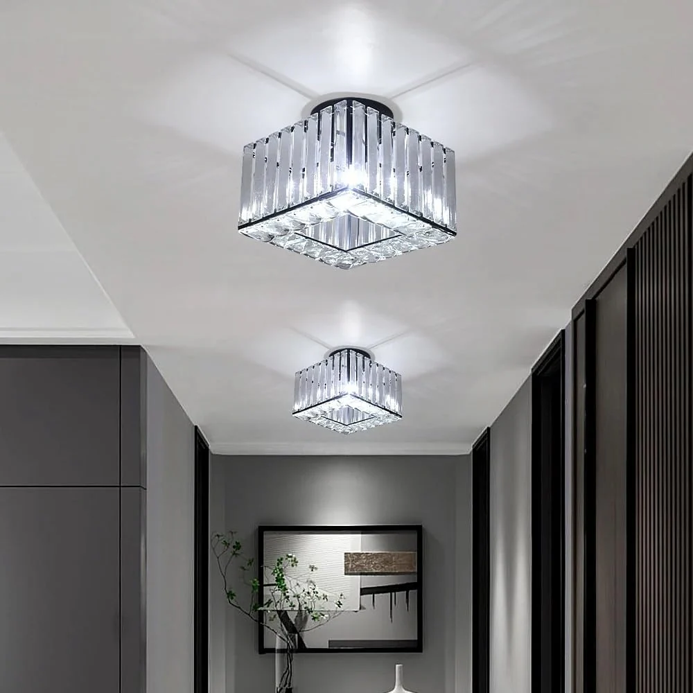 Crystal Modern Hallway Ceiling Light Fixture - Image 2