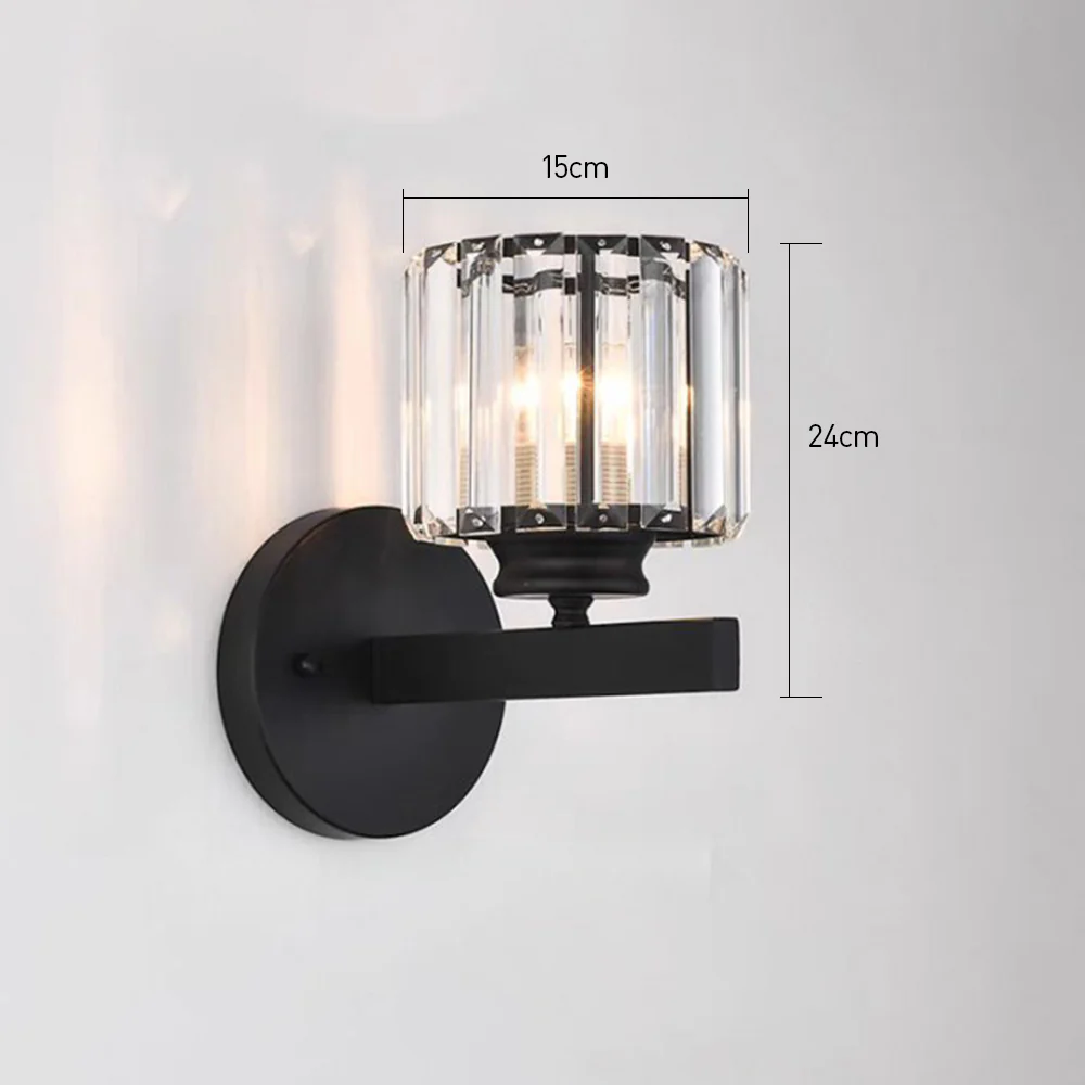 Crystal Round And Square Hallway Wall Lights - Image 7