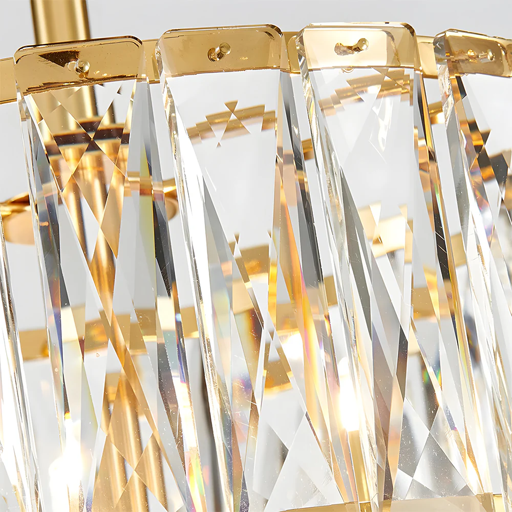 Crystal Semi Flush Mount Ceiling Light Fixture - Image 11