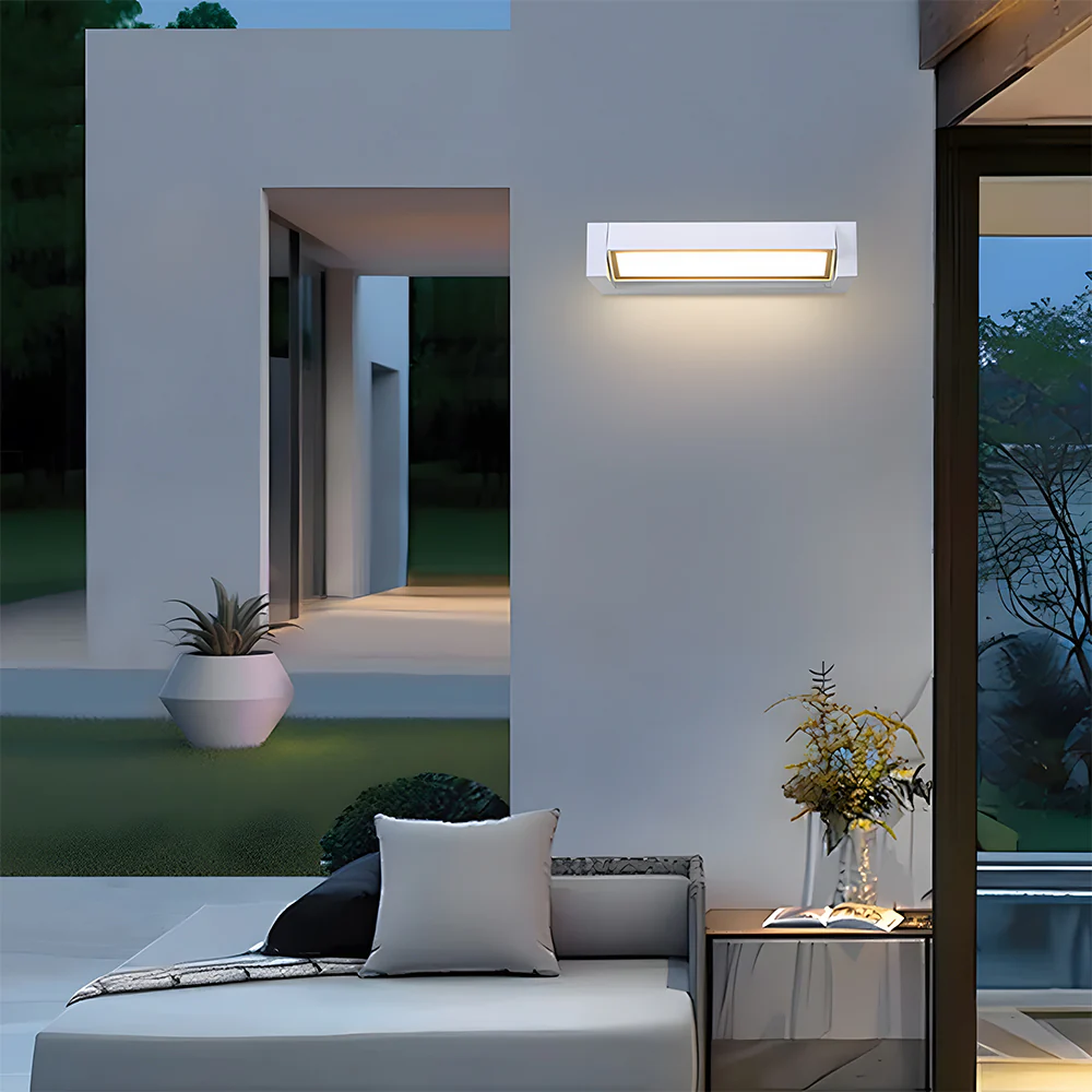 Decorative Black or White IP65 Outdoor Wall Light - Image 13