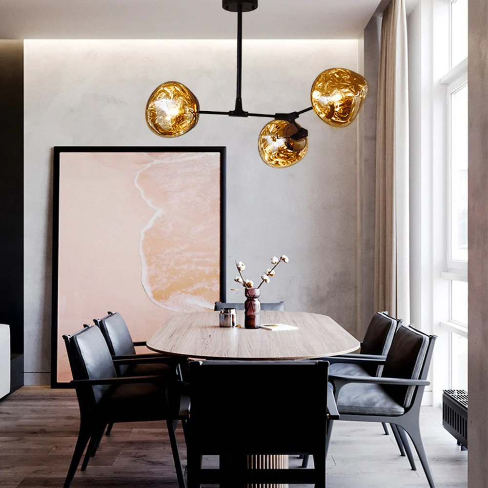 Designer Nordic Long Glass Island Lamp For Living Room - Image 3