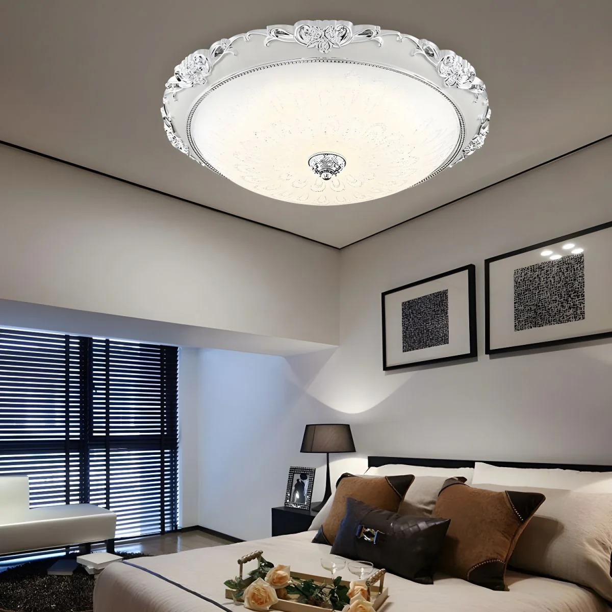 Dome Flush Mounted LED Ceiling Light - Image 4