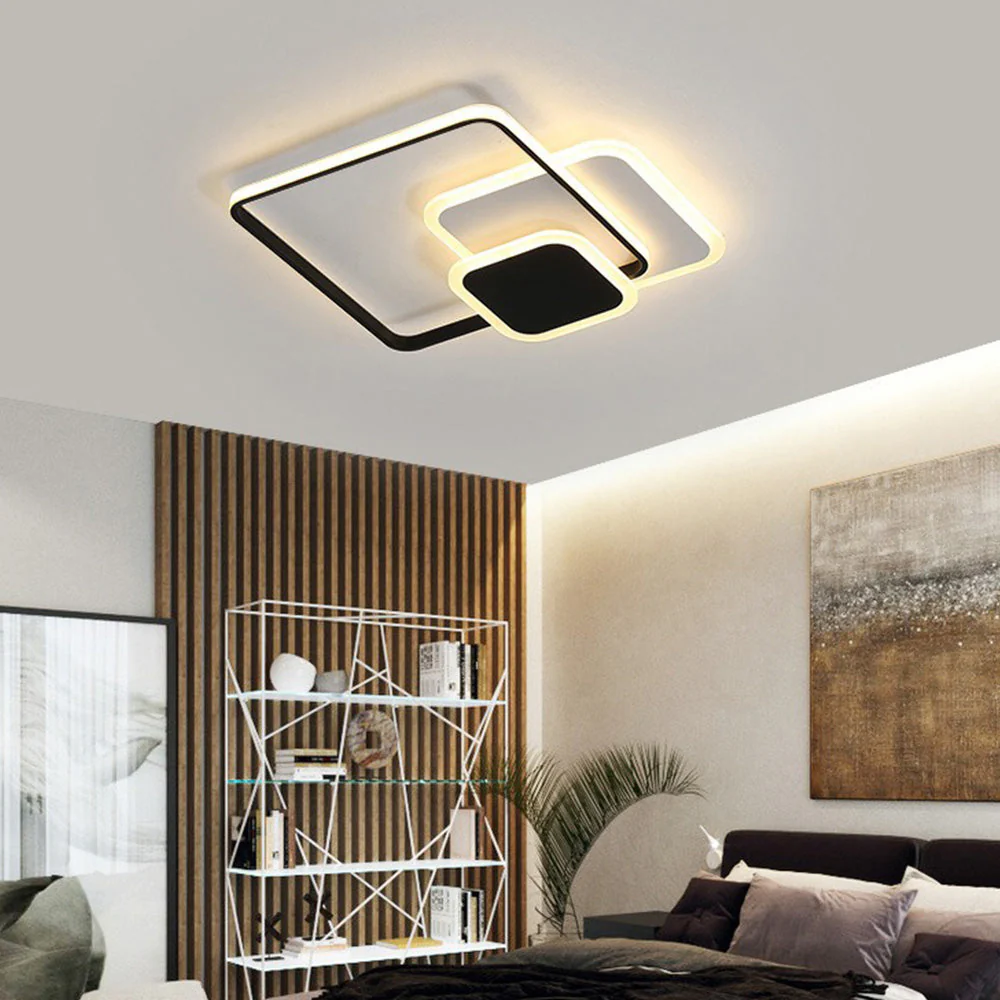 Elegant Acrylic LED Flush Mount Bedroom Ceiling Lamp - Image 21