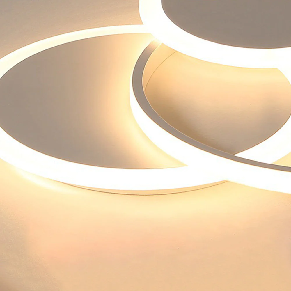 Elegant Acrylic LED Flush Mount Bedroom Ceiling Lamp - Image 5