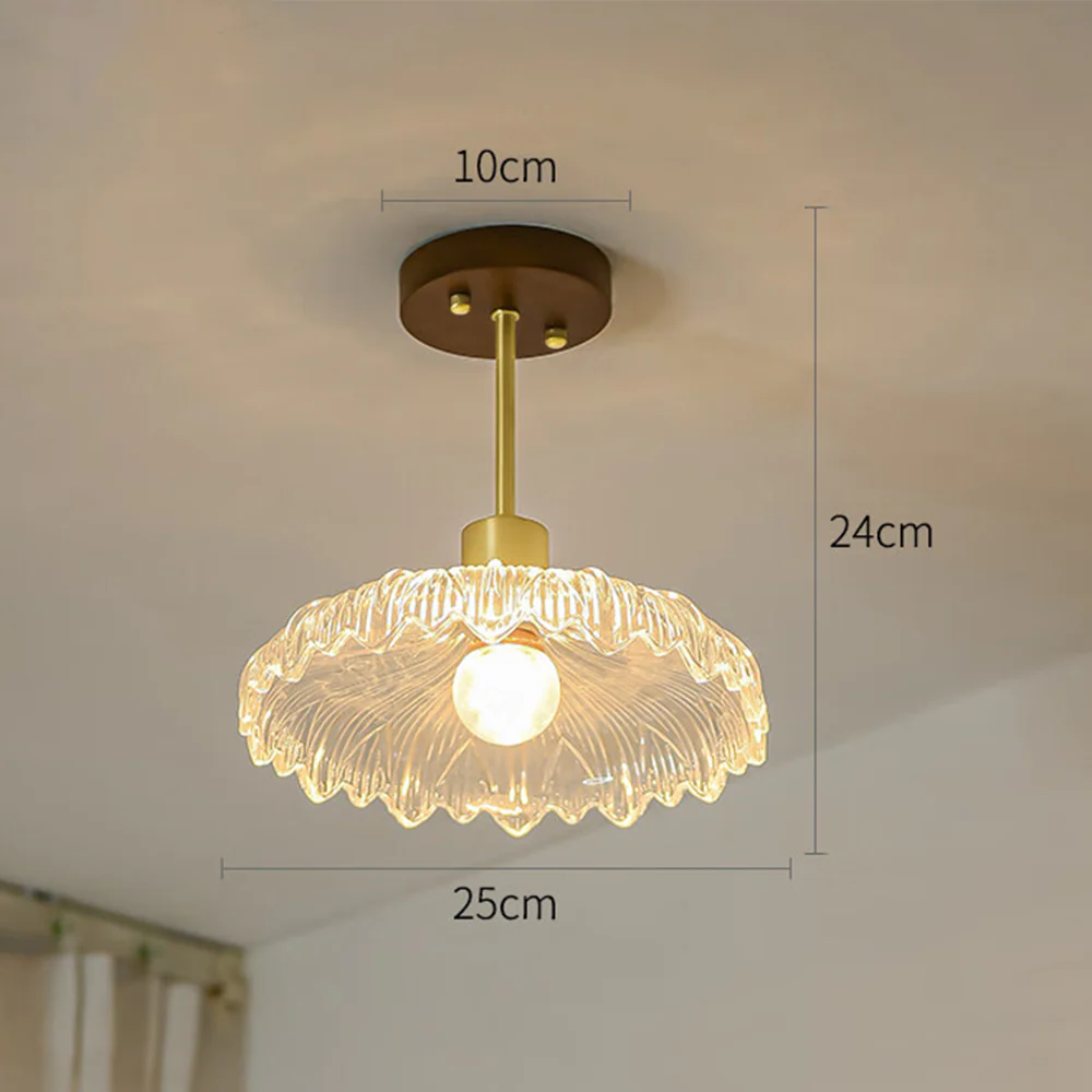 Flower Glass Hallway Ceiling Lighting - Image 14